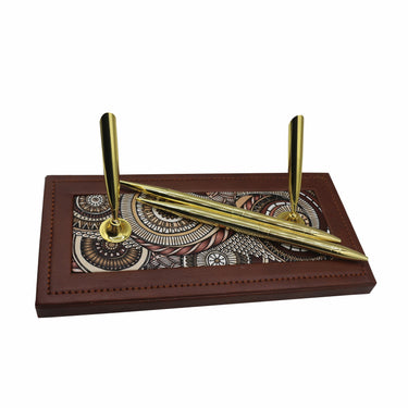 Sensa Luxury Executive Wooden Table Organizer 11pcs Set